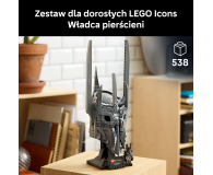 LEGO ICONS 11373 Władca pierścieni: Hełm Saurona - 1489542 - zdjęcie 4